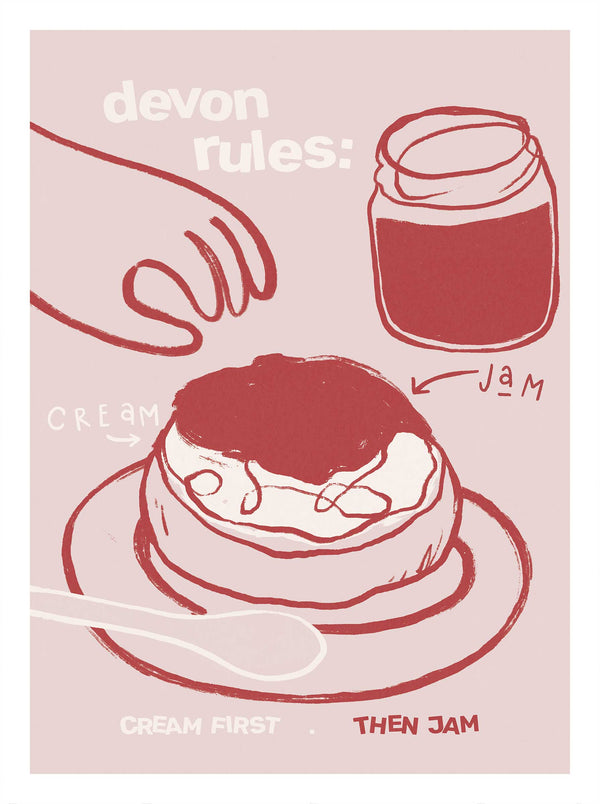 Print-WF1076P - Devon Rules Art Print-Whistlefish