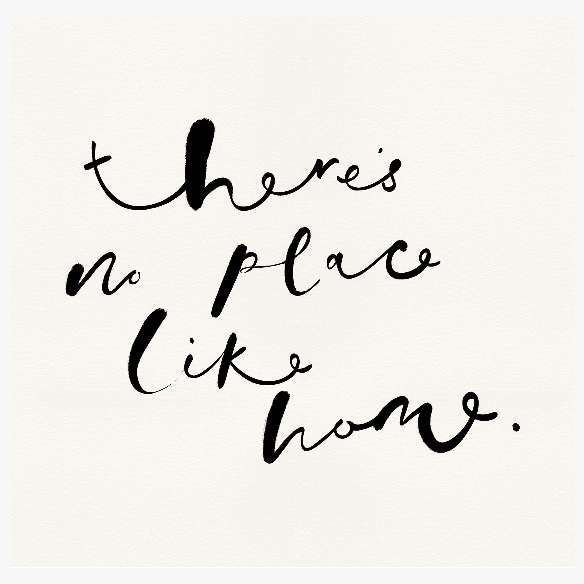 Print-WF1102P - There's No Place Like Home Art Print-Whistlefish