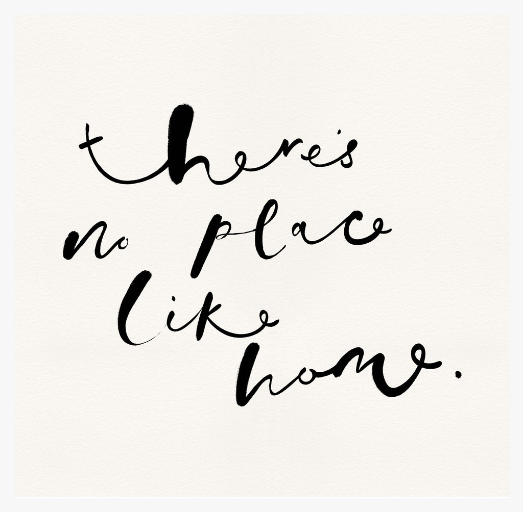 Print-WF1102P - There's No Place Like Home Art Print-Whistlefish