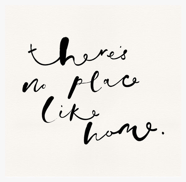 Print-WF1102P - There's No Place Like Home Art Print-Whistlefish