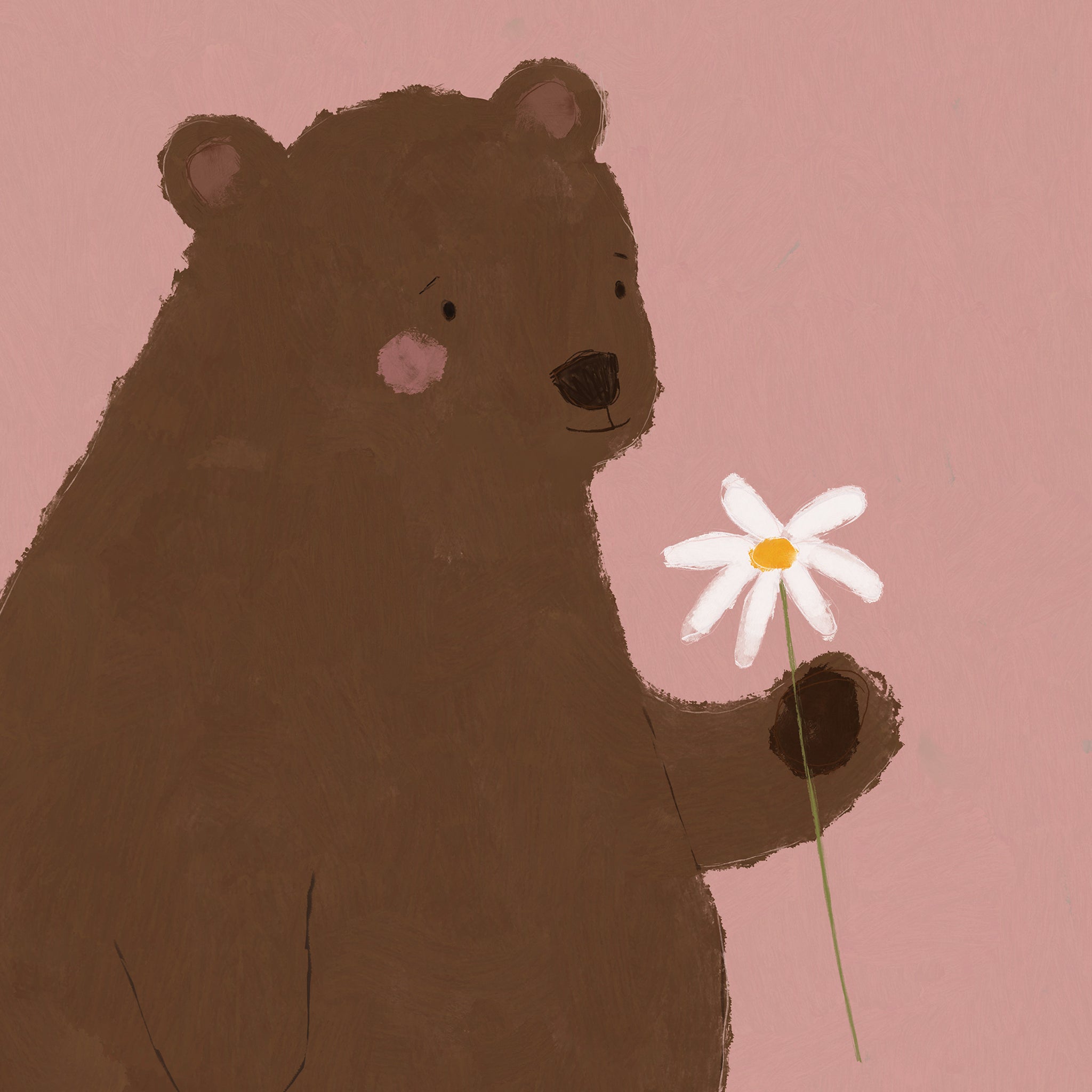 Print-WF1107P - Bear Medium Art Print-Whistlefish