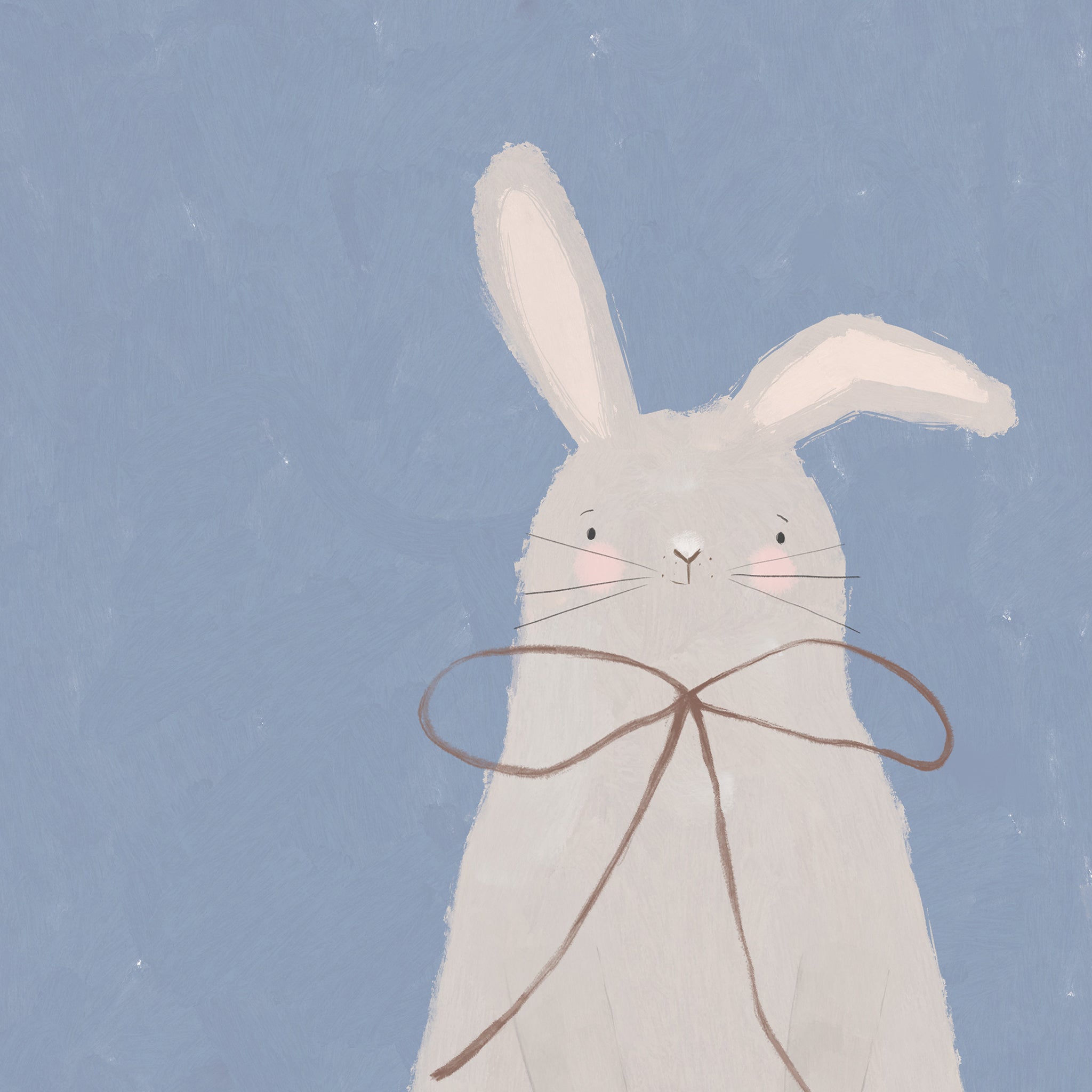 Print-WF1109P - Bunny Medium Art Print-Whistlefish