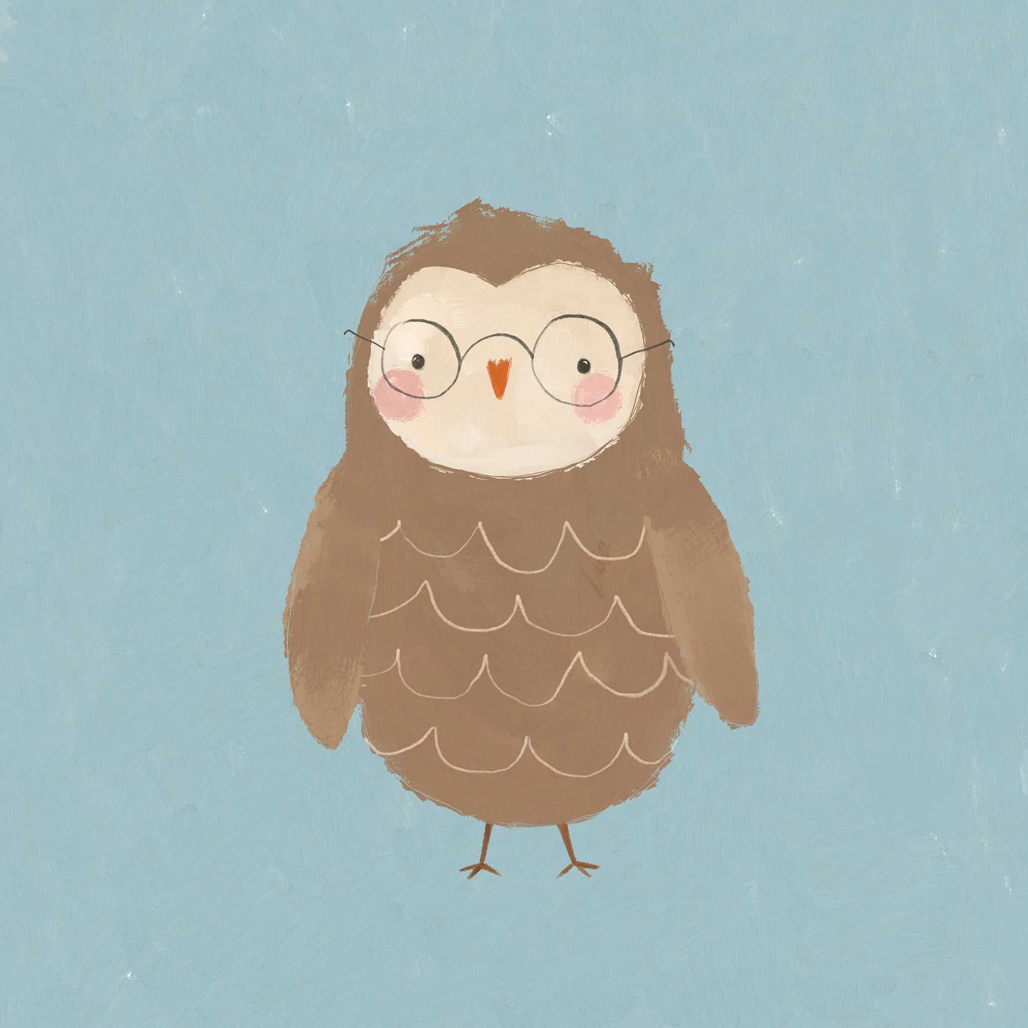 Print-WF1115P - Owl Medium Art Print-Whistlefish