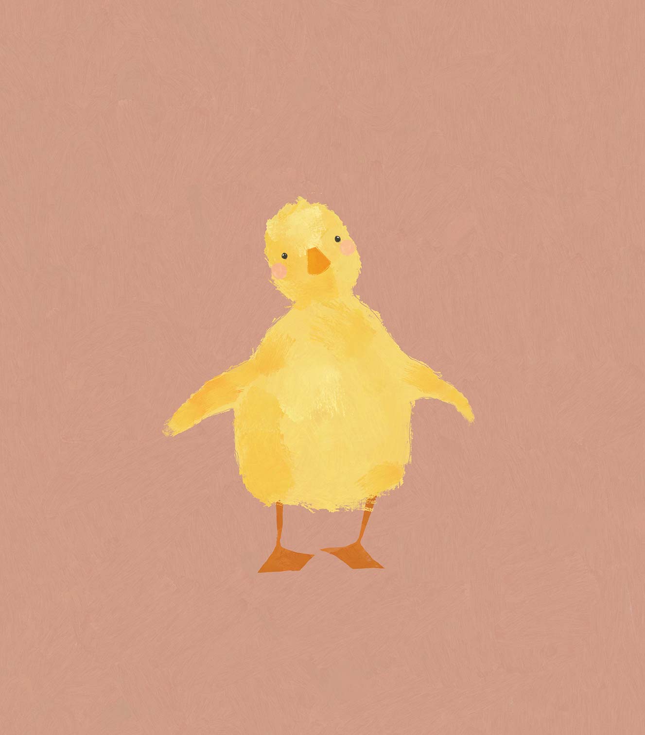 Print-WF1124P - Duckling Small Art Print-Whistlefish