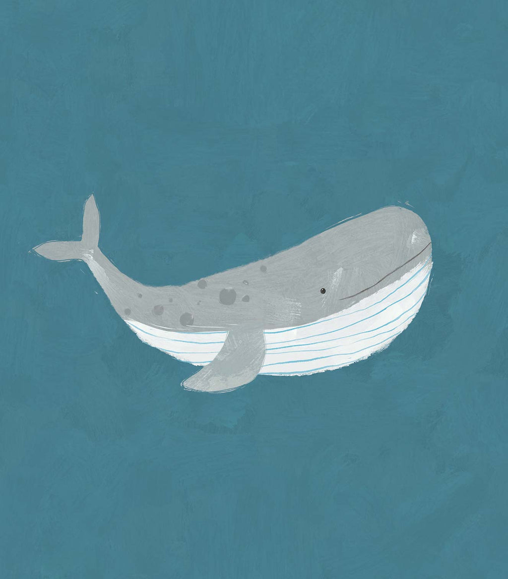 Print-WF1126P - Whale Small Art Print-Whistlefish