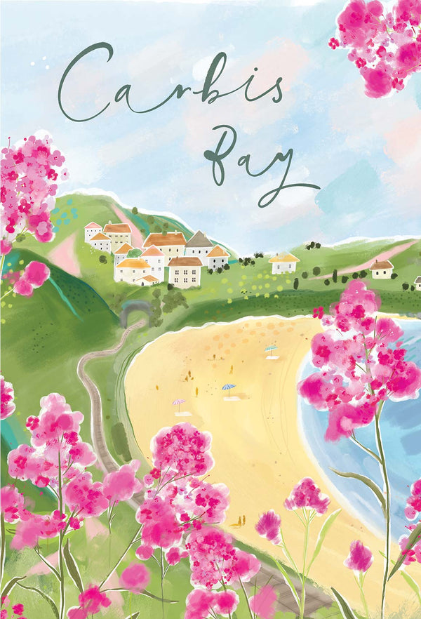Print-WF1127P - Carbis Bay Large Art Print-Whistlefish
