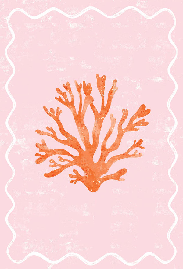 Print-WF1141P - Beach House Seaweed Large Art Print-Whistlefish