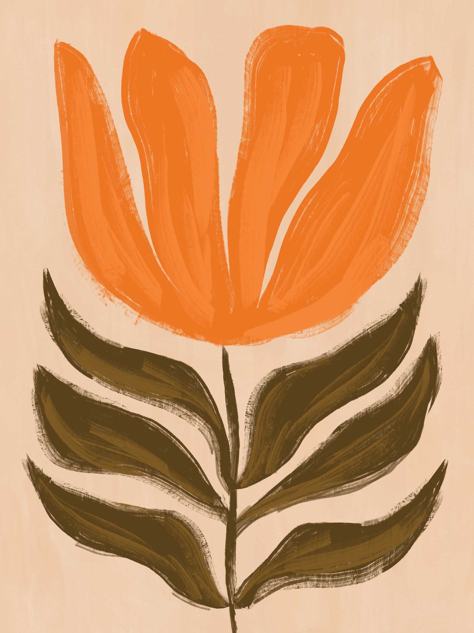 Print-WF1165P - Golden Bloom Art Print-Whistlefish