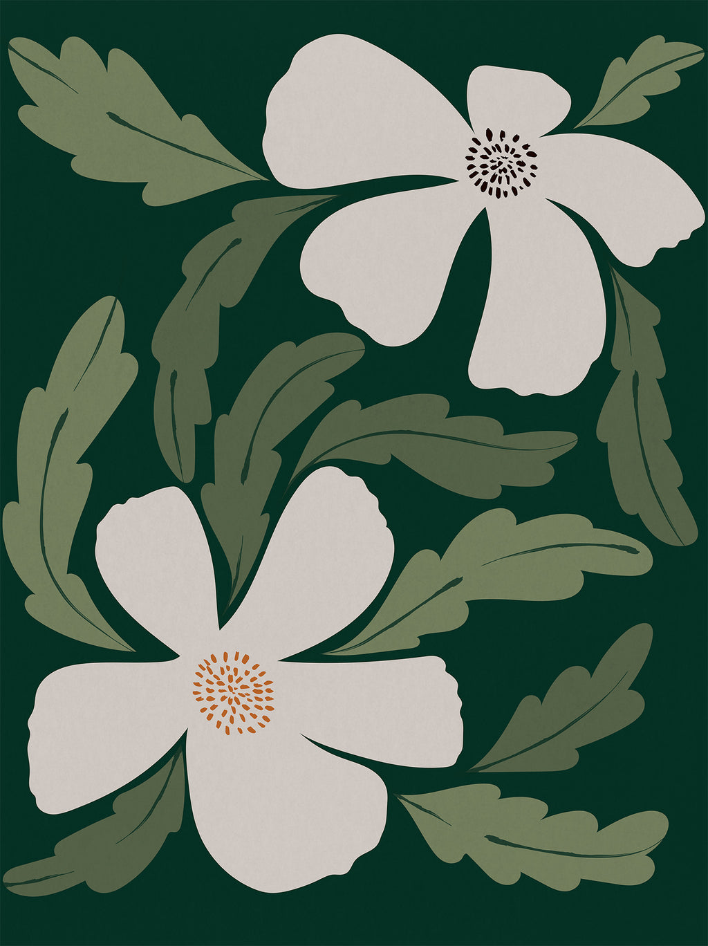 Print-WF1171P - Evening Garden Art Print-Whistlefish