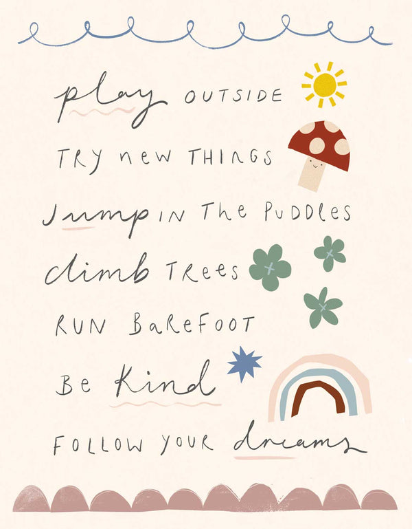 Print-WF1179P - Play Outside Medium Art Print-Whistlefish