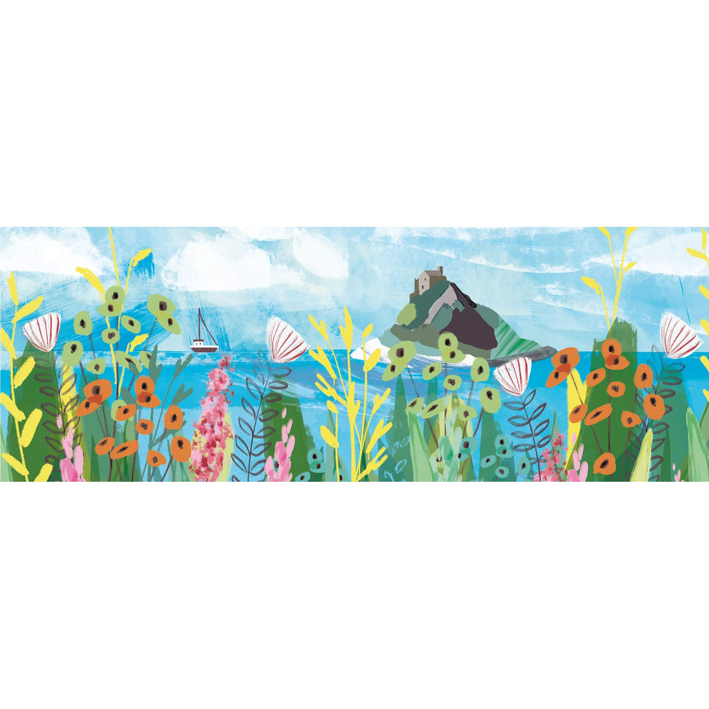 Print-WF496P - St Michaels Mount Art Print-Whistlefish