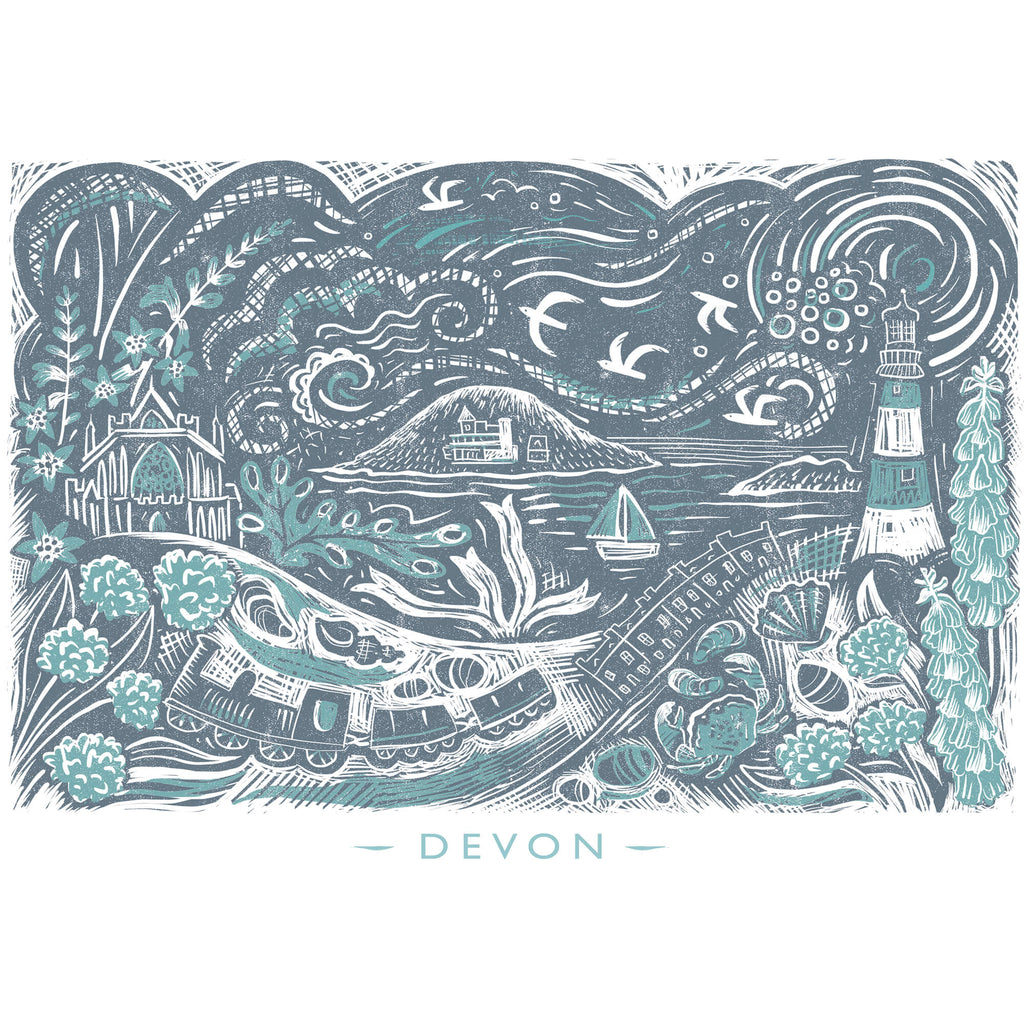 Print-WF649P - Devon Lino Art Print-Whistlefish