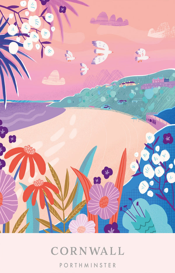 Print-WF670P - Porthminster Brights Art Print-Whistlefish