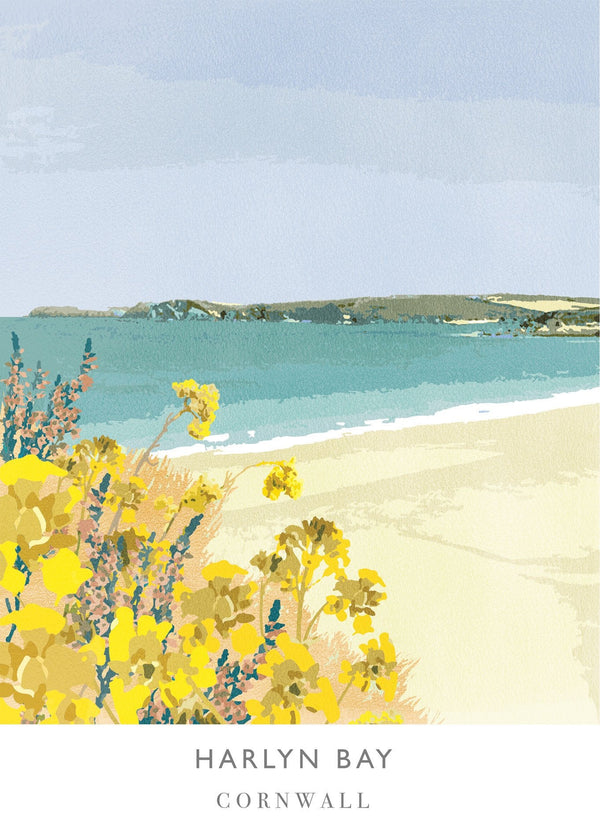 Print-WF78P - Harlyn Bay Art Print-Whistlefish