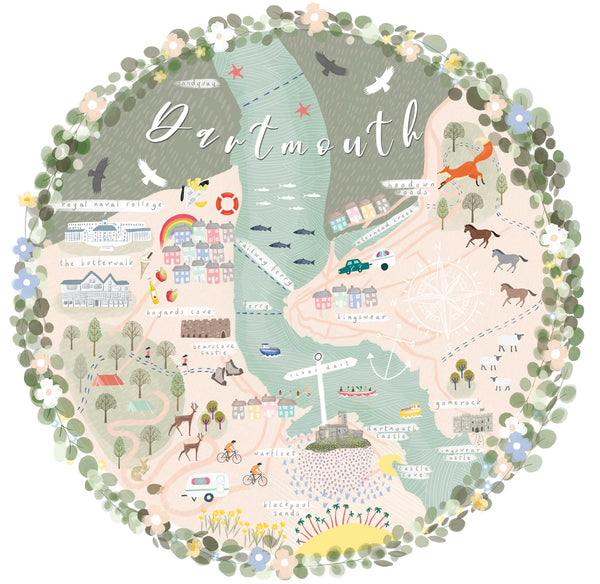 Print-WF815P - Dartmouth Map-Whistlefish