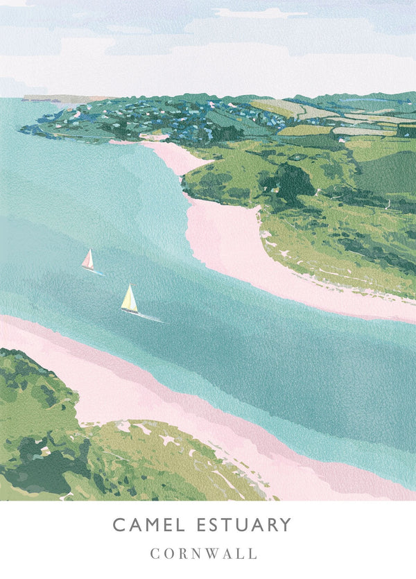 Print-WF83P - Camel Estuary Art Print-Whistlefish