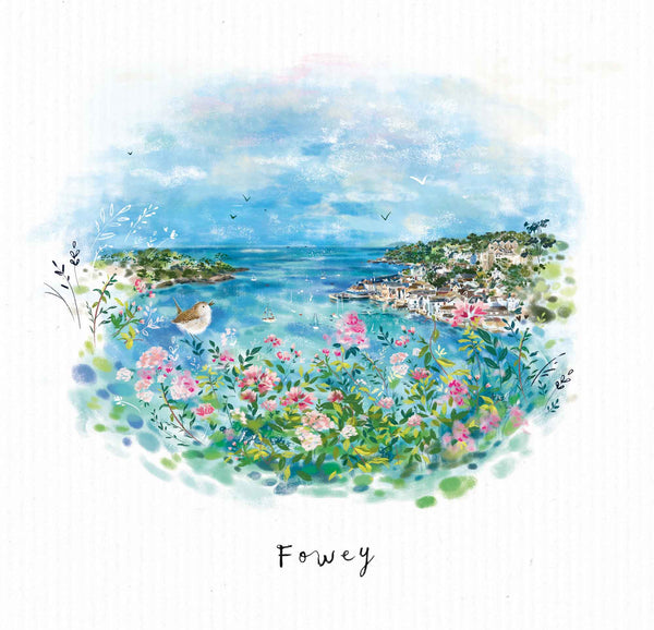 Print-WF862P - - Fowey Dream View Small Art Print-Whistlefish