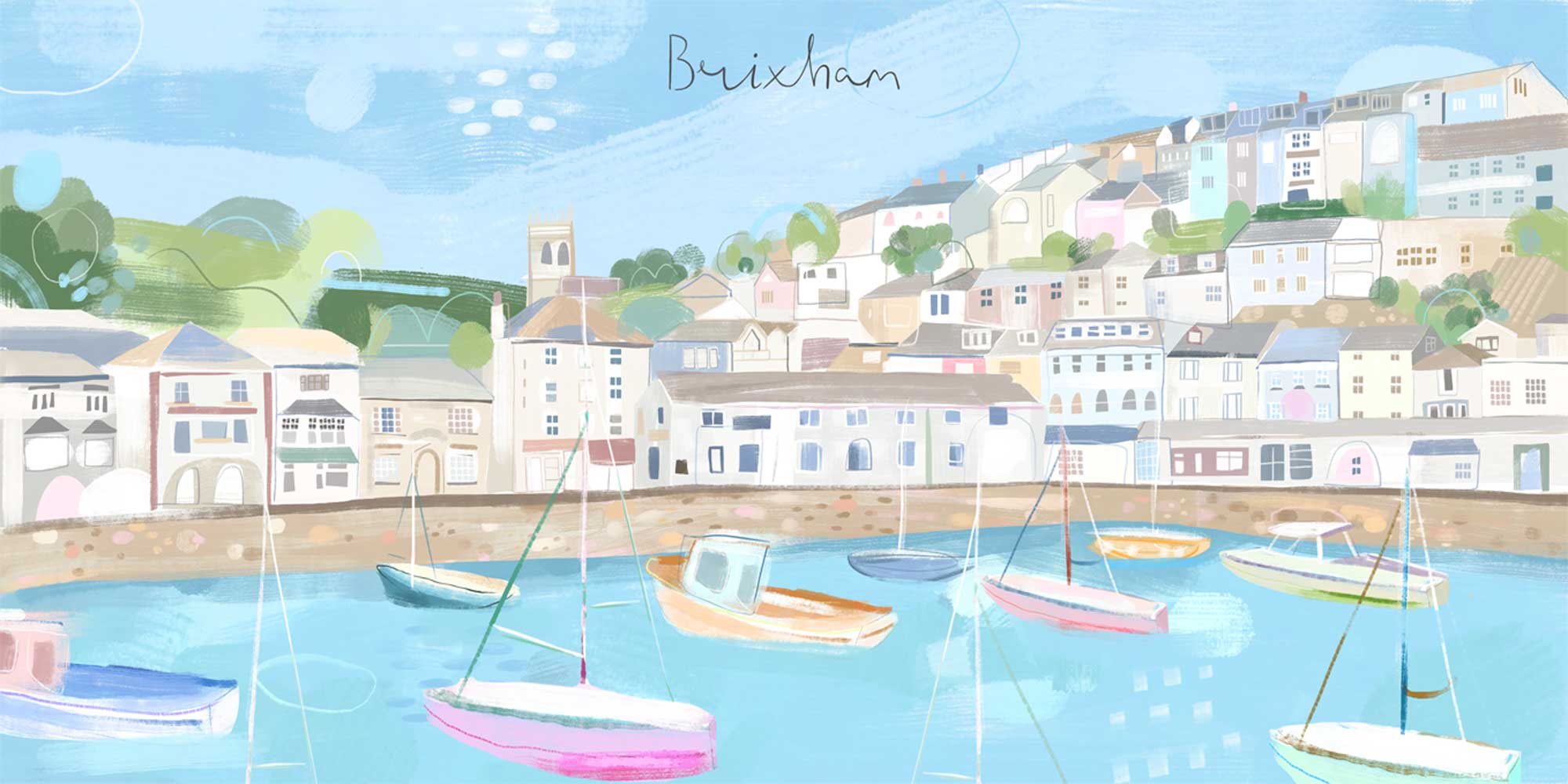 Print-WF878P - Brixham Small Print-Whistlefish