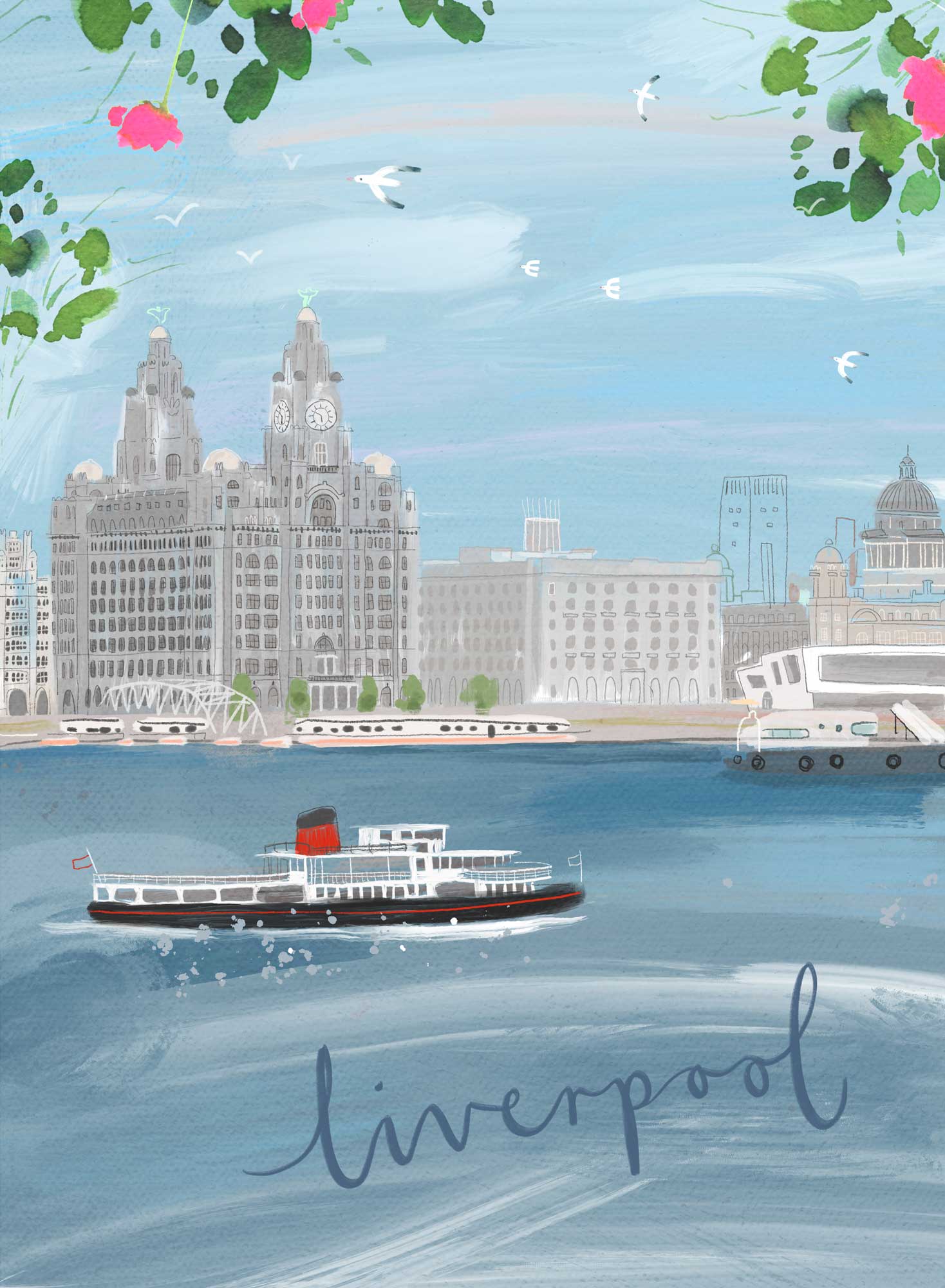 Print-WF908P - Liverpool Med Print-Whistlefish