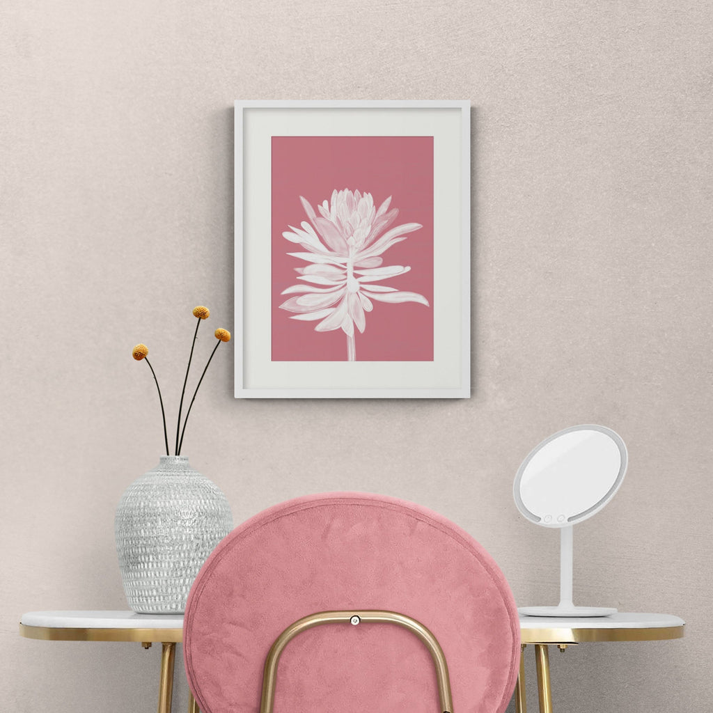 Print - WF916P - Pink Protea Small Framed Print - Pink Protea Small Framed Print - Whistlefish