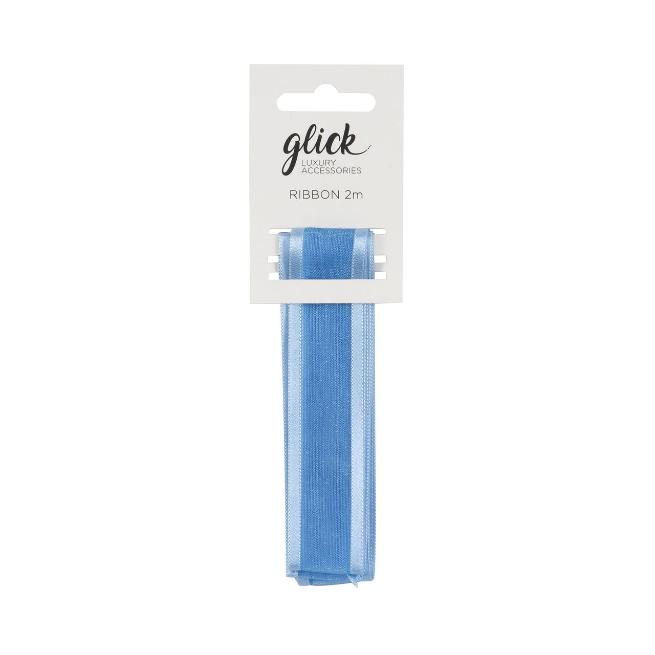 Ribbon-R0232 - Baby Blue Satin Edge Ribbon-Glick