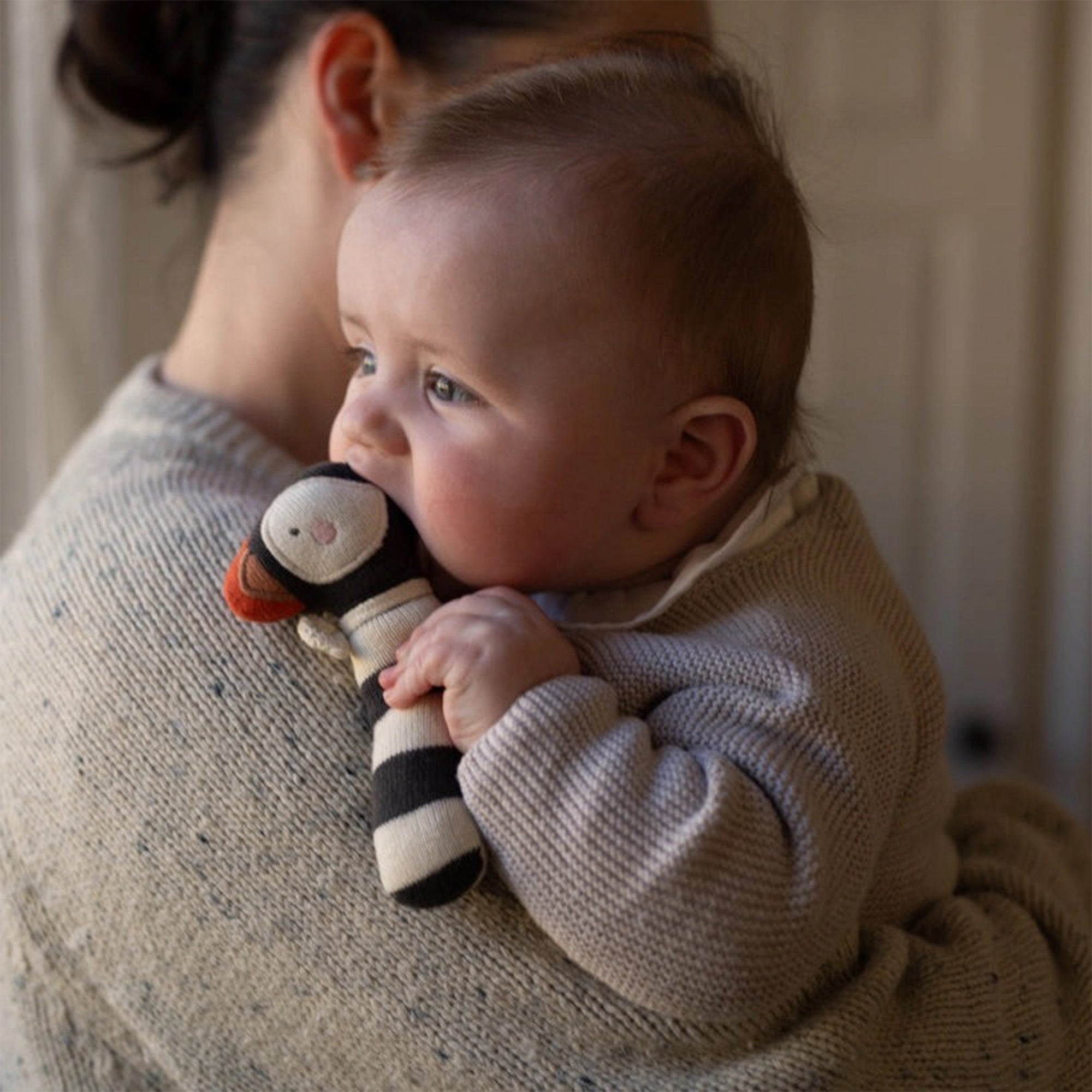 Baby Rattle-RATPUF - Patient Puffin Rattle-Avery Row