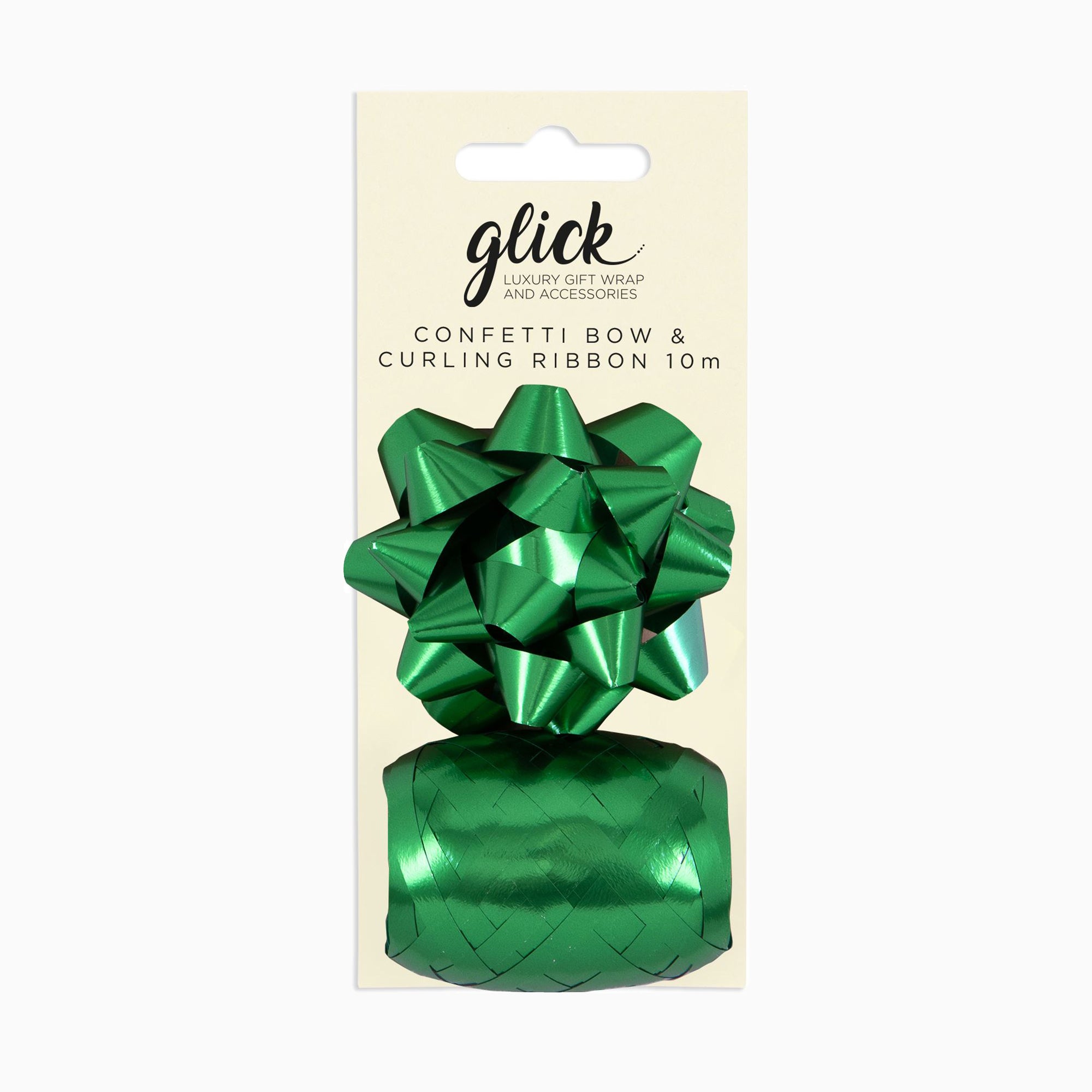 Ribbon-BKM17 - Green Bow & Curling Ribbon Set-Glick