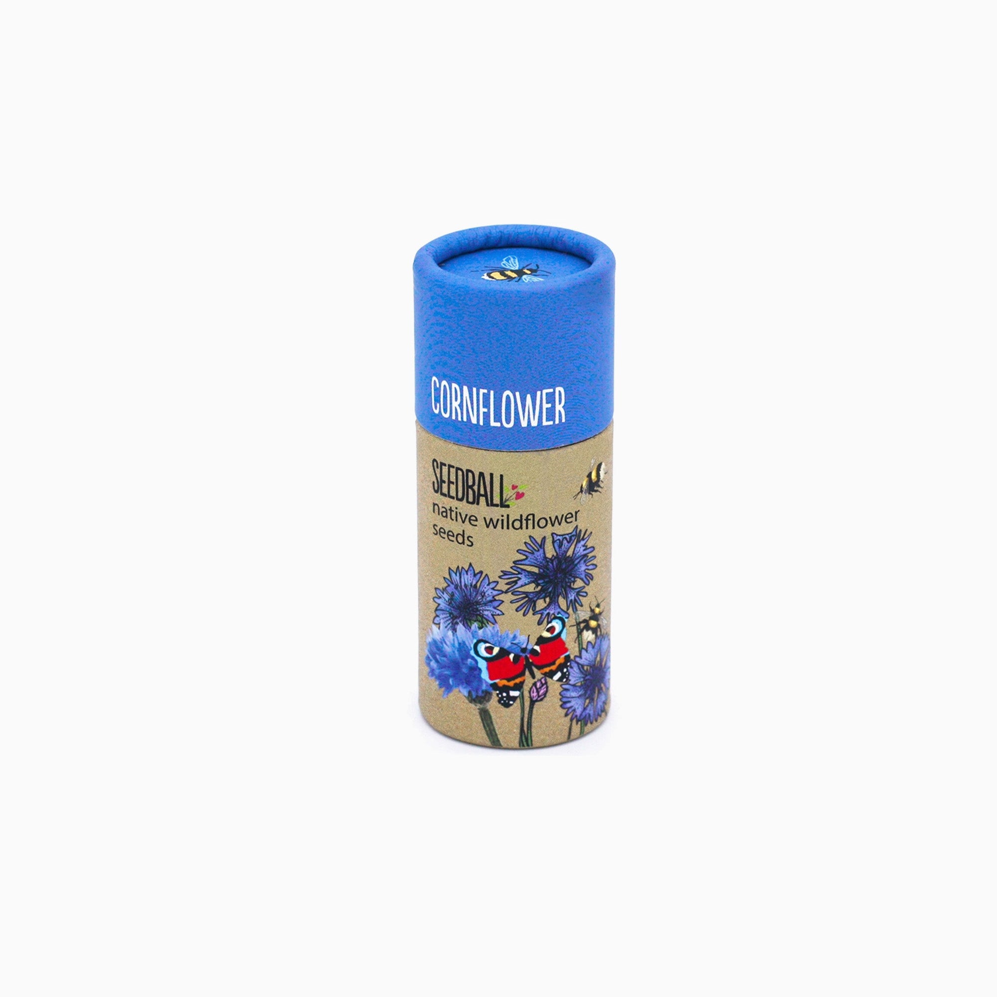 SBT-CORNFLOWER - Wildflower Seedball Tube Cornflower