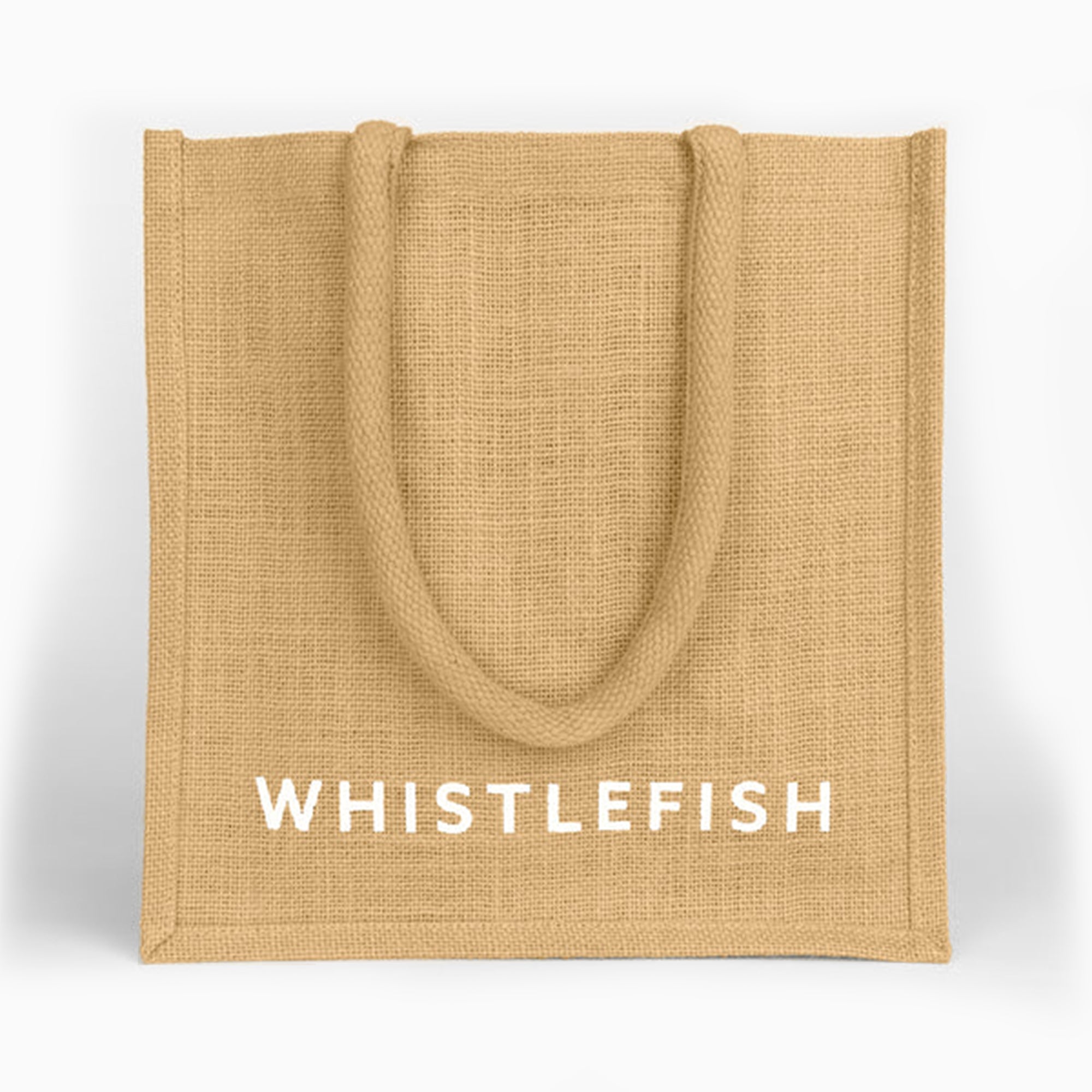 Jute Bag-JB190 - Natural Small Jute Bag-Whistlefish