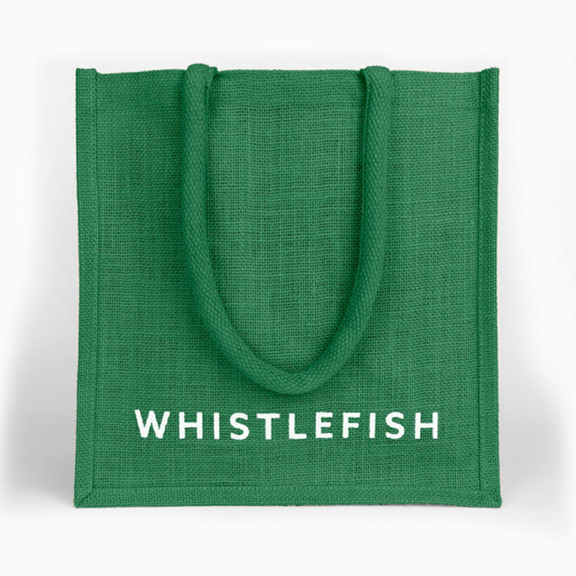 Jute Bag-JB197 - Forest Green Small Jute Bag-Whistlefish