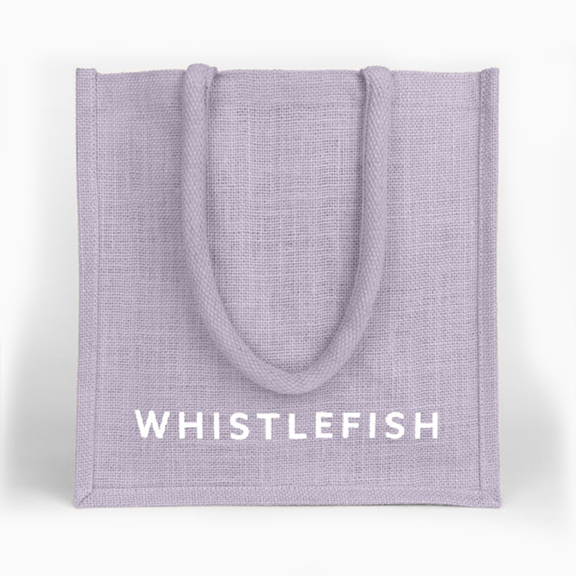 Jute Bag-JB198 - Lilac Small Jute Bag-Whistlefish