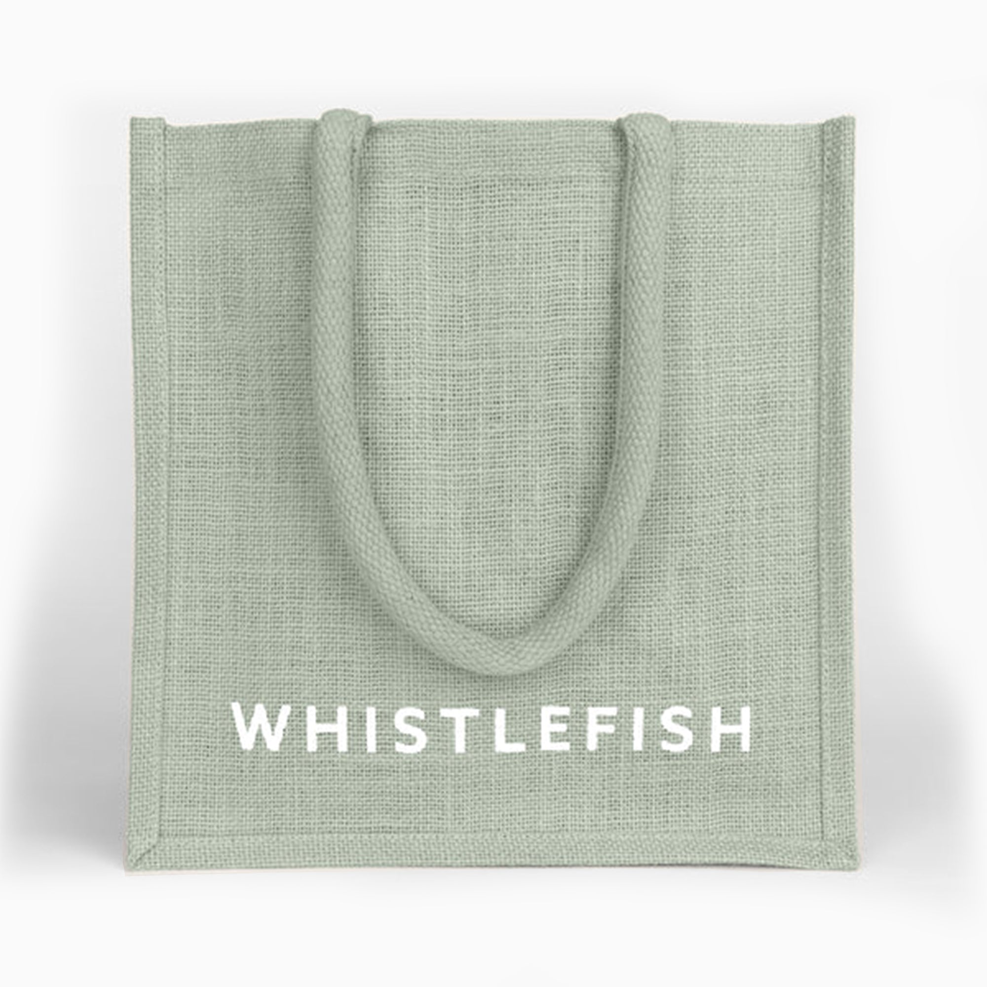 Jute Bag-JB201 - Cool Grey Small Jute Bag-Whistlefish