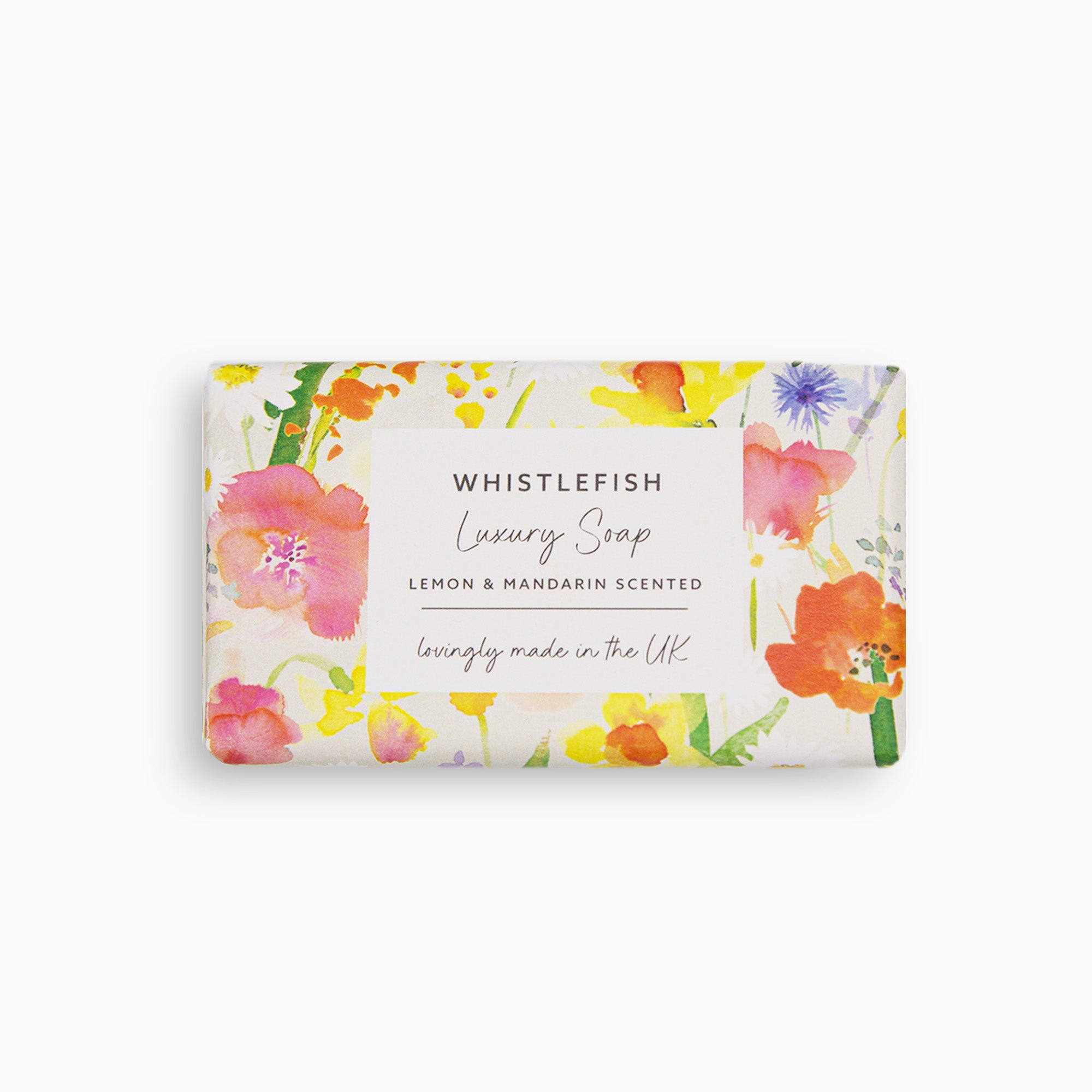 Soap-WFSP10 - Meadow Morning Lemon & Mandarin Soap-Whistlefish