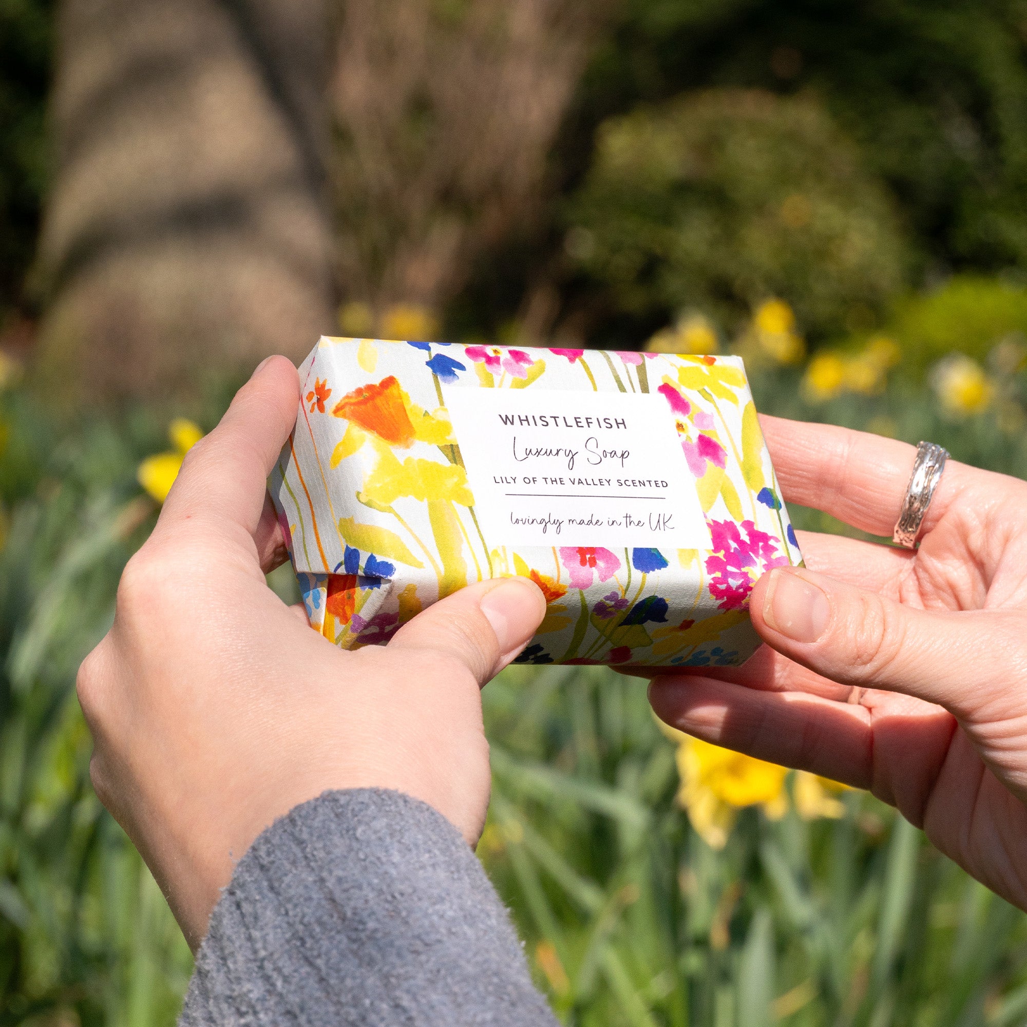 Soap-WFSP6 - Sprinkle of Spring Lily of the Valley Soap-Whistlefish