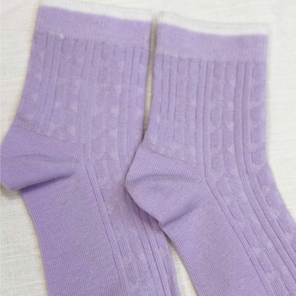 Socks-WFSS05 - Happy Birthday Lilac Socks-Whistlefish