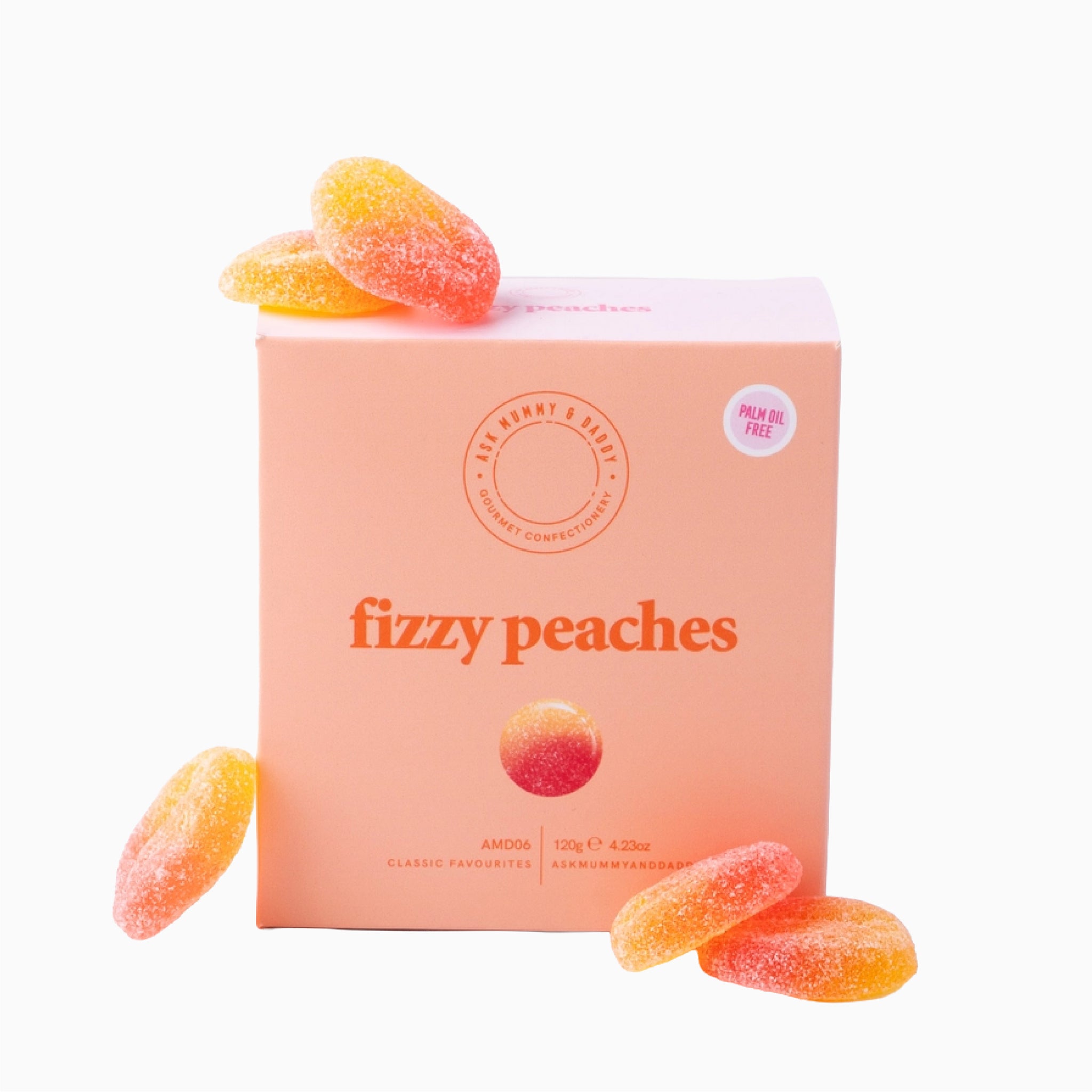 Sweet Gift Box-5060736013410 - Fizzy Peaches Gift Box-Ask Mummy & Daddy