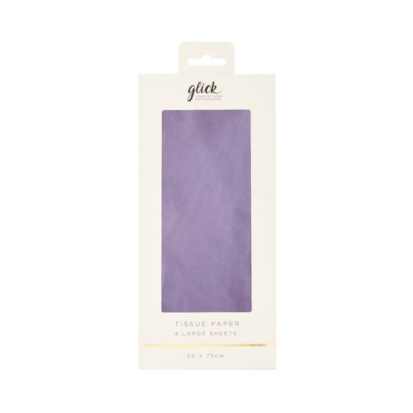 Tissue Paper-TP01 - Tissue Plain Lilac-Glick
