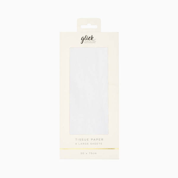 Tissue Paper-TP10 - Matte White Tissue Paper-Glick