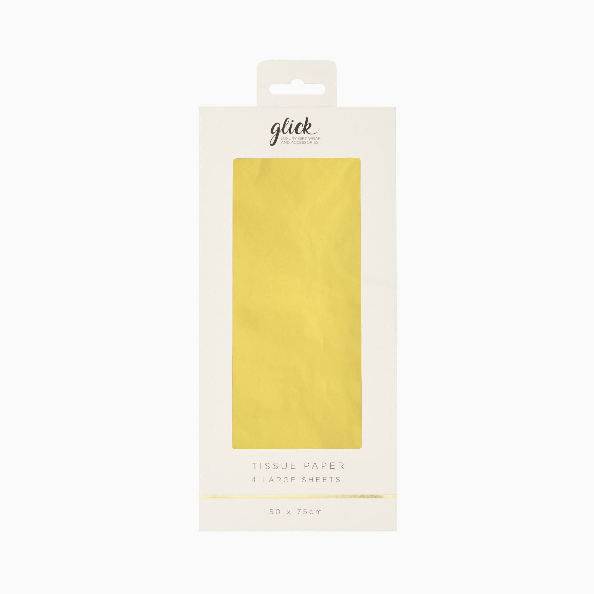 Tissue Paper-TP21 - Plain Lemon Tissue Paper-Glick