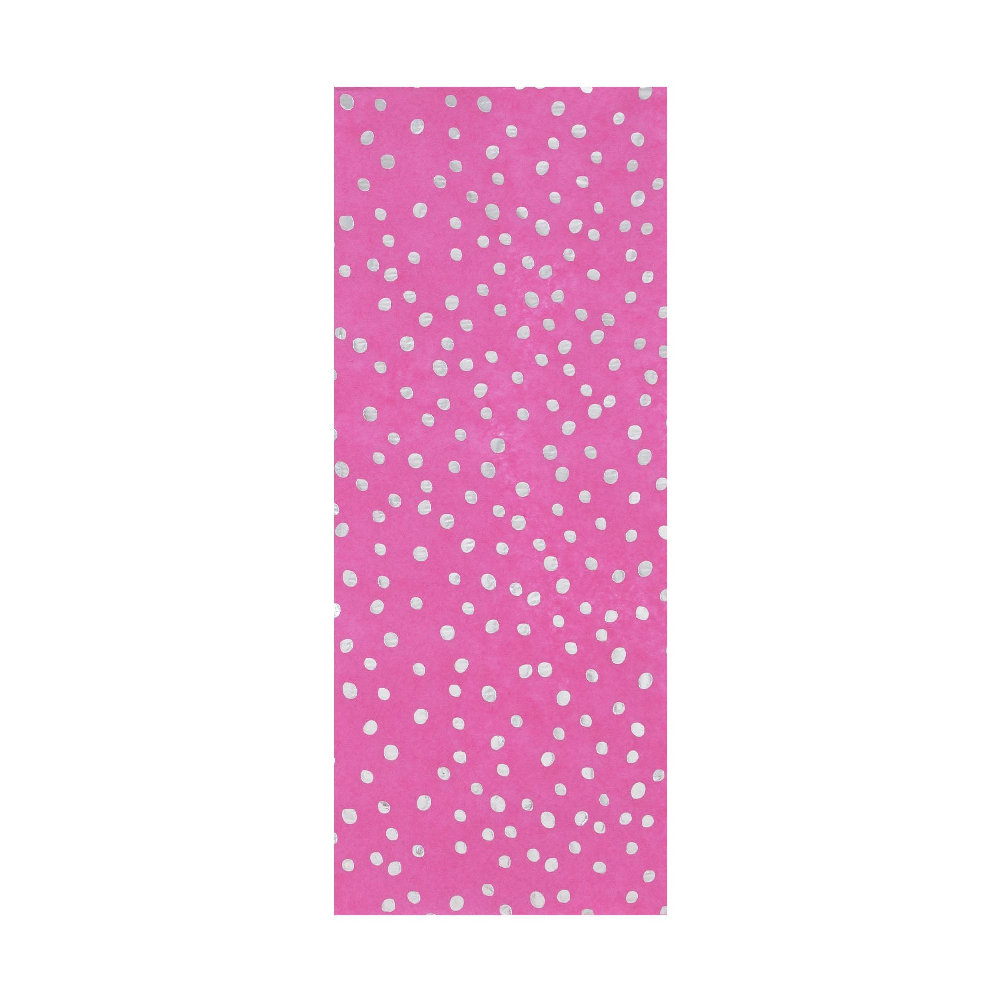 Tissue Paper-TPA04 - Tissue Foil Flecks Hot Pink-Glick