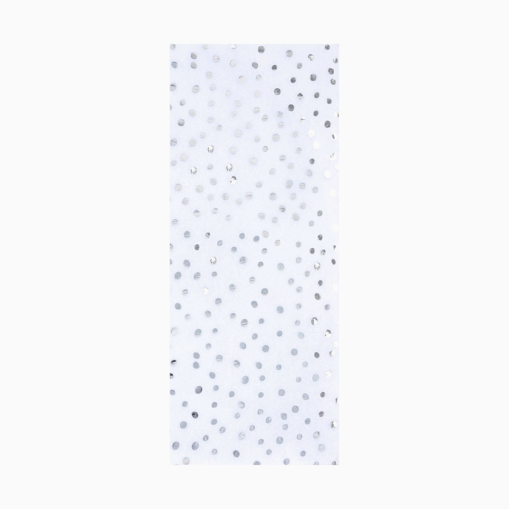 Tissue Paper-TPA10 - Tissue Foil Flecks White-Glick