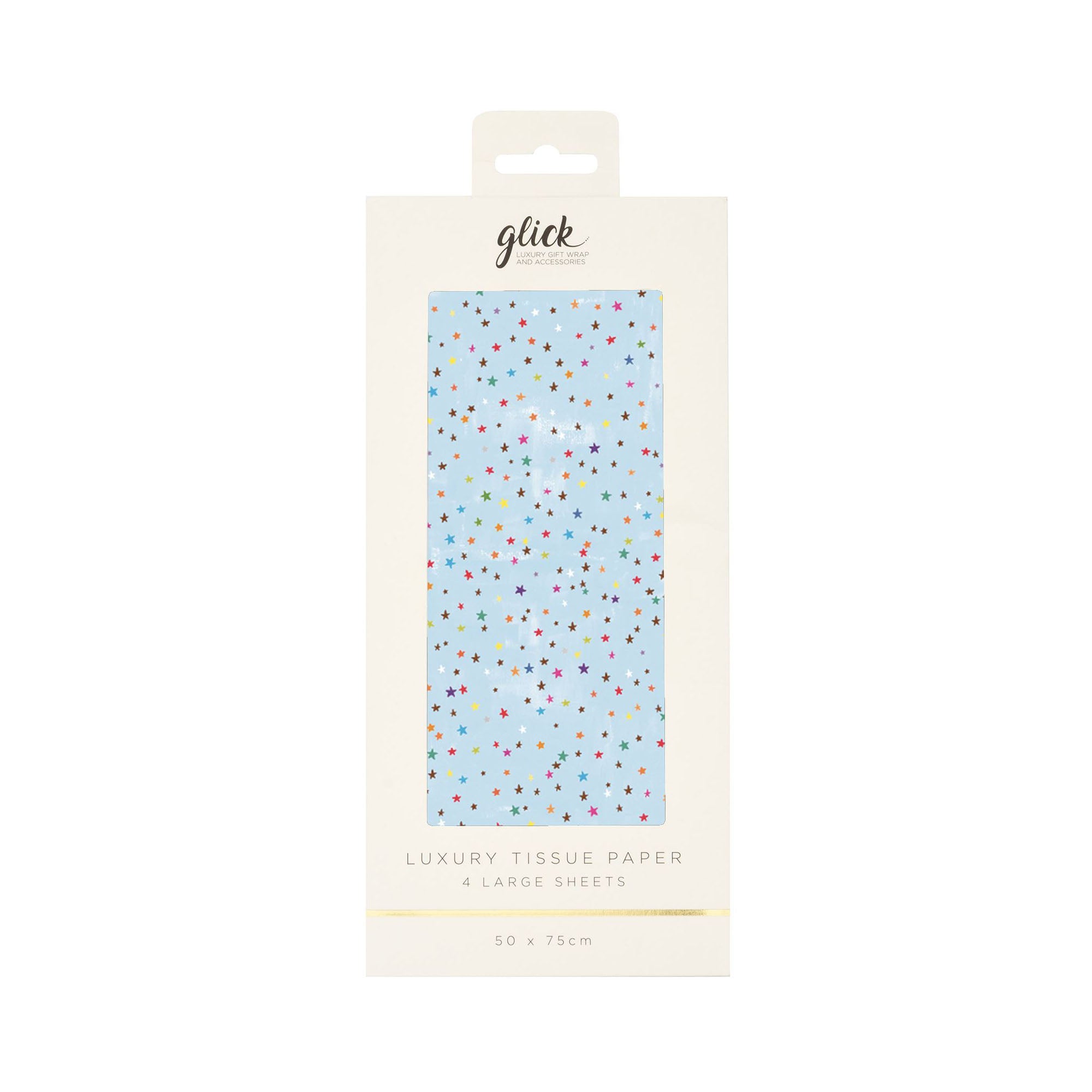 Tissue Paper-TPL32 - Tissue Stars Blue-Glick