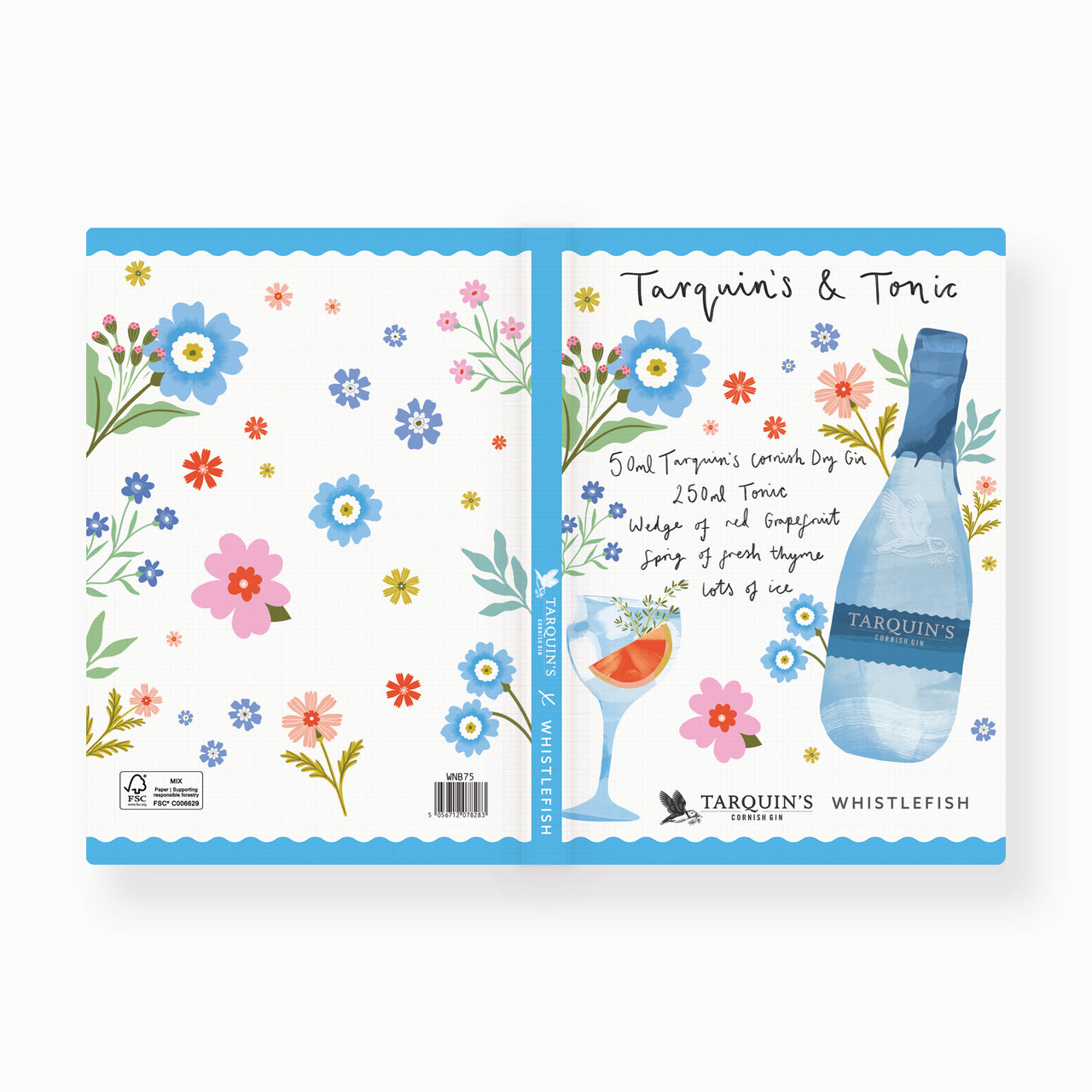 WNB75 - Tarquins Botanical Bloom Notebook