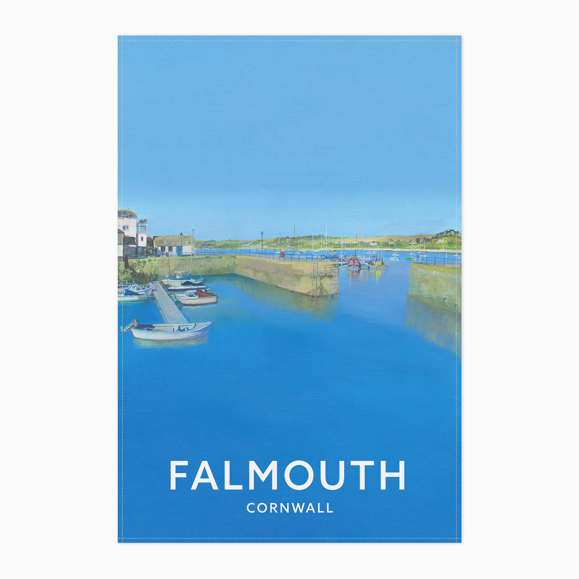 Tea Towel-WTT94 - Falmouth Tea Towel-Whistlefish