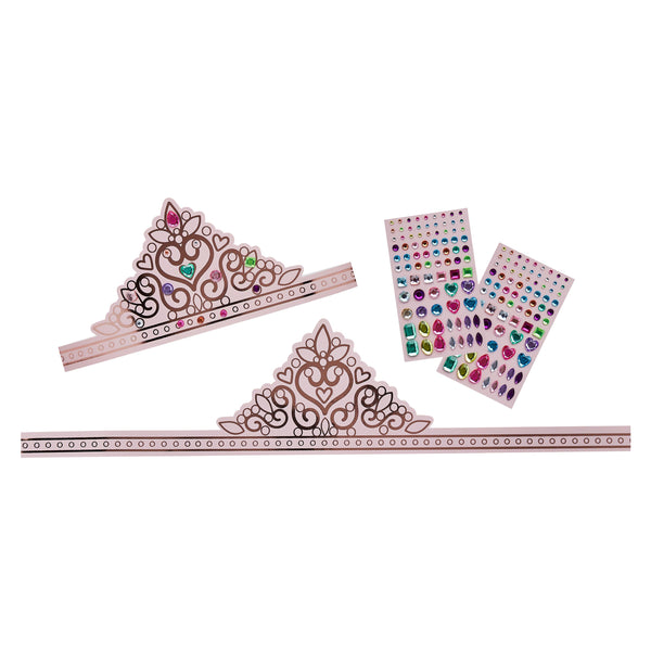 Decorations - HBLP114 - DIY Princess Paper Tiara Kit 4pcs - Diy Princess Paper Tiara Kit 4pcs - Whistlefish