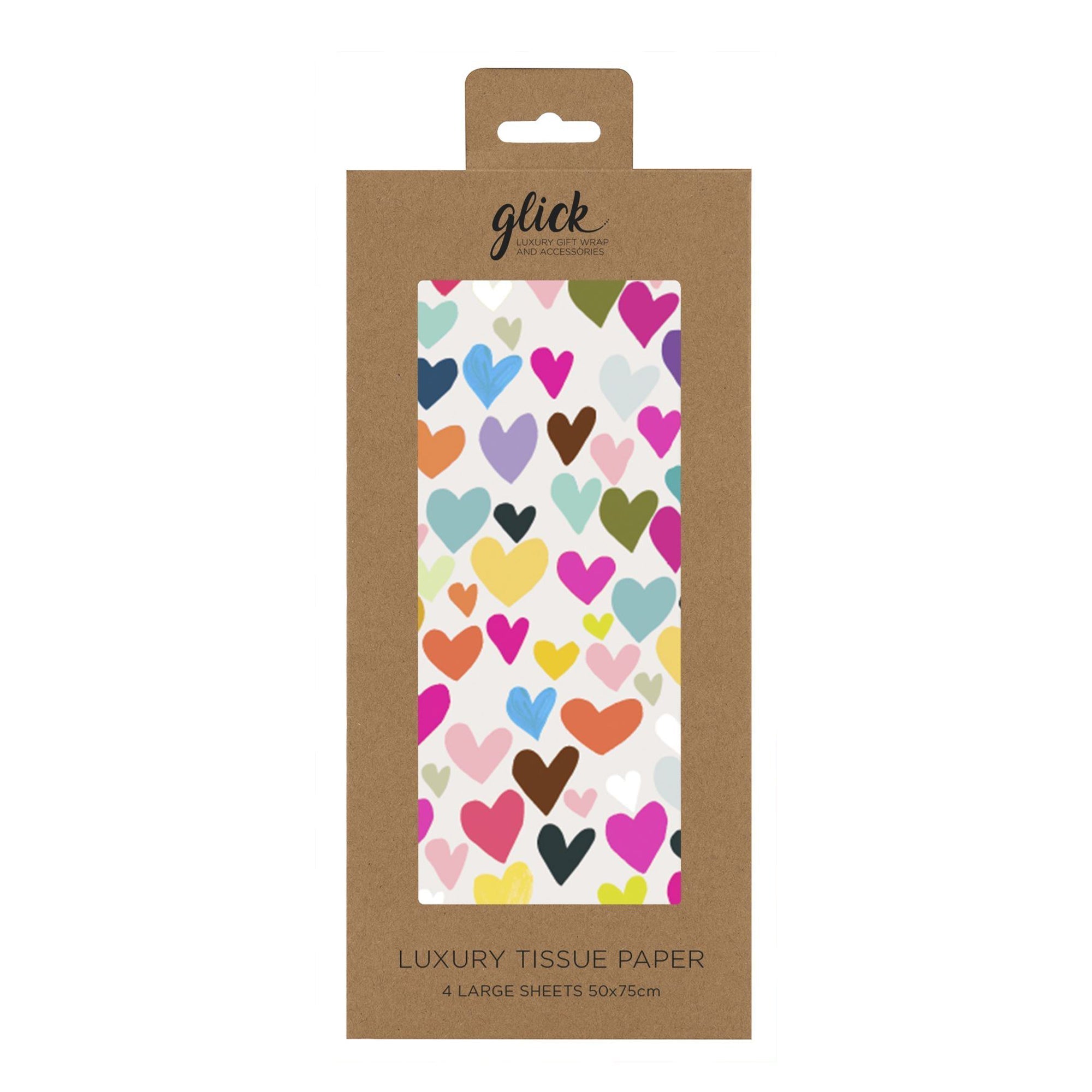 Tissue Paper - TPL127 - Besotted Hearts Luxury Tissue Paper - Besotted Hearts Luxury Tissue Paper- Whistlefish