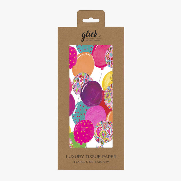 Tissue Paper-TPL146 - Balloons Pink Tissue Paper-Glick