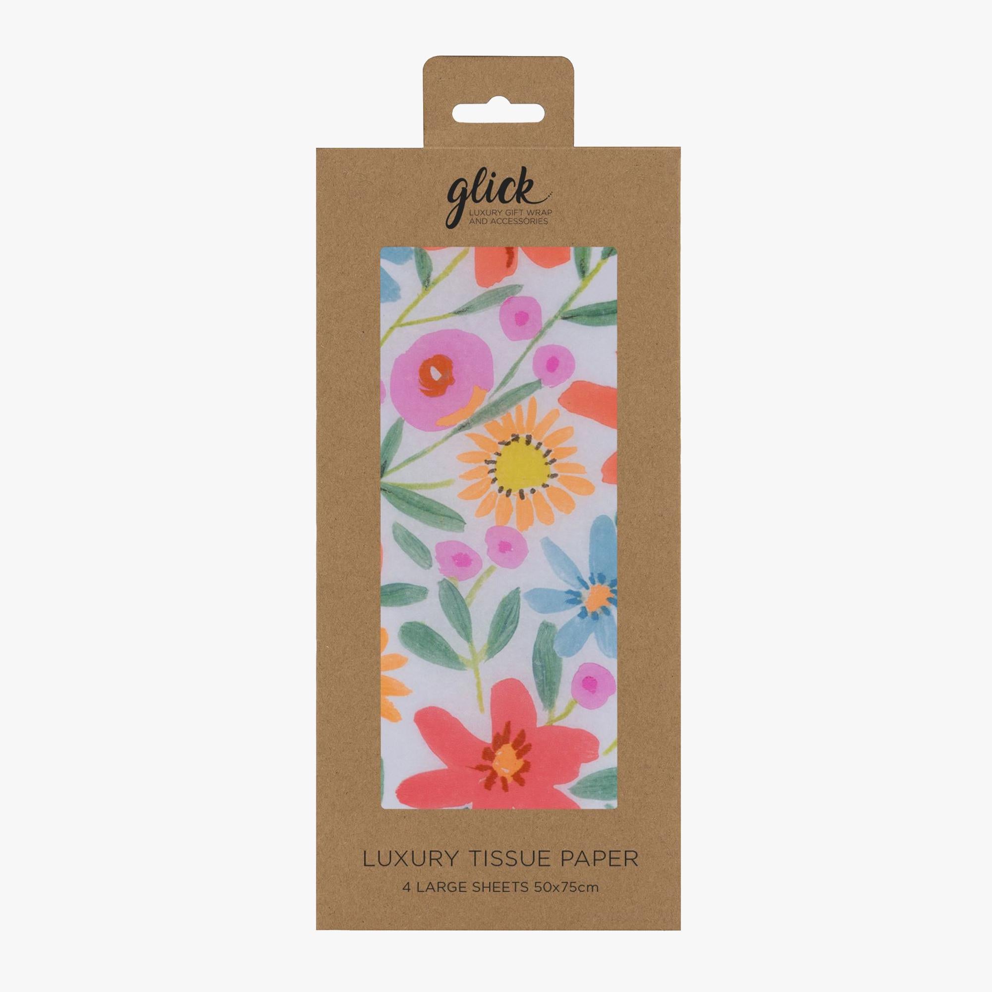 Tissue Paper-TPL170 - Blazing Blooms Tissue Paper-Glick