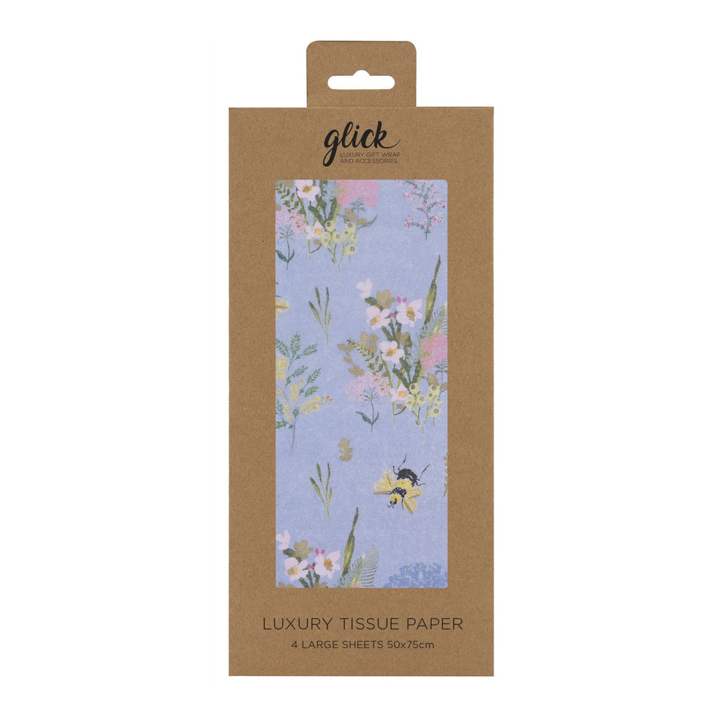 Tissue Paper - TPST68 - Blue Bees Luxury Tissue Paper - Blue Bees Luxury Tissue Paper - Whistlefish