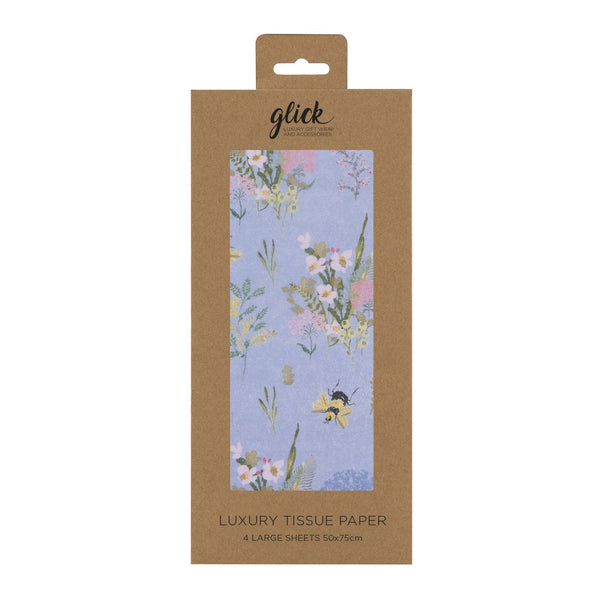 Tissue Paper - TPST68 - Blue Bees Luxury Tissue Paper - Blue Bees Luxury Tissue Paper - Whistlefish
